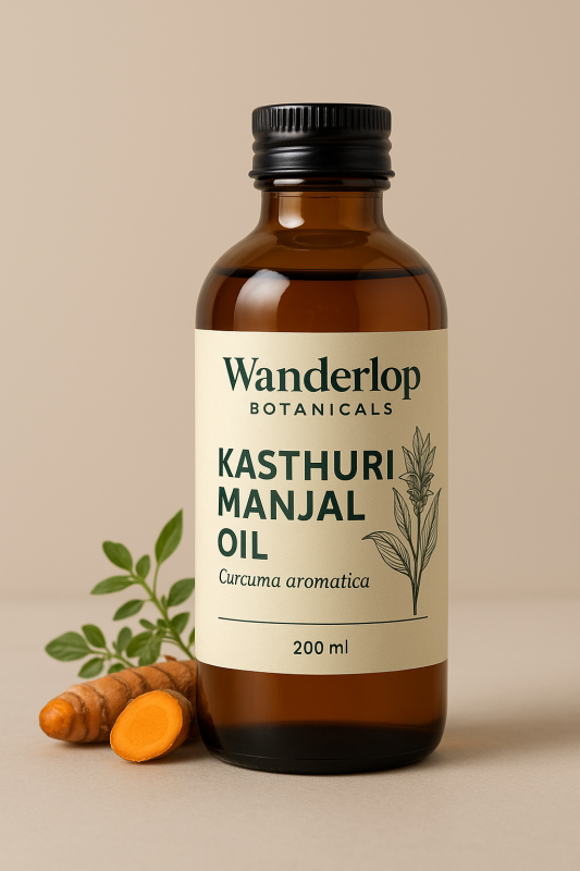 Wanderlop Botanicals Kasthuri Manjal Oil – 200 ml